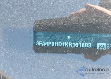 2019 Ford Fusion Se from USA, damaged, VIN 3FA6P0HD1KR161883